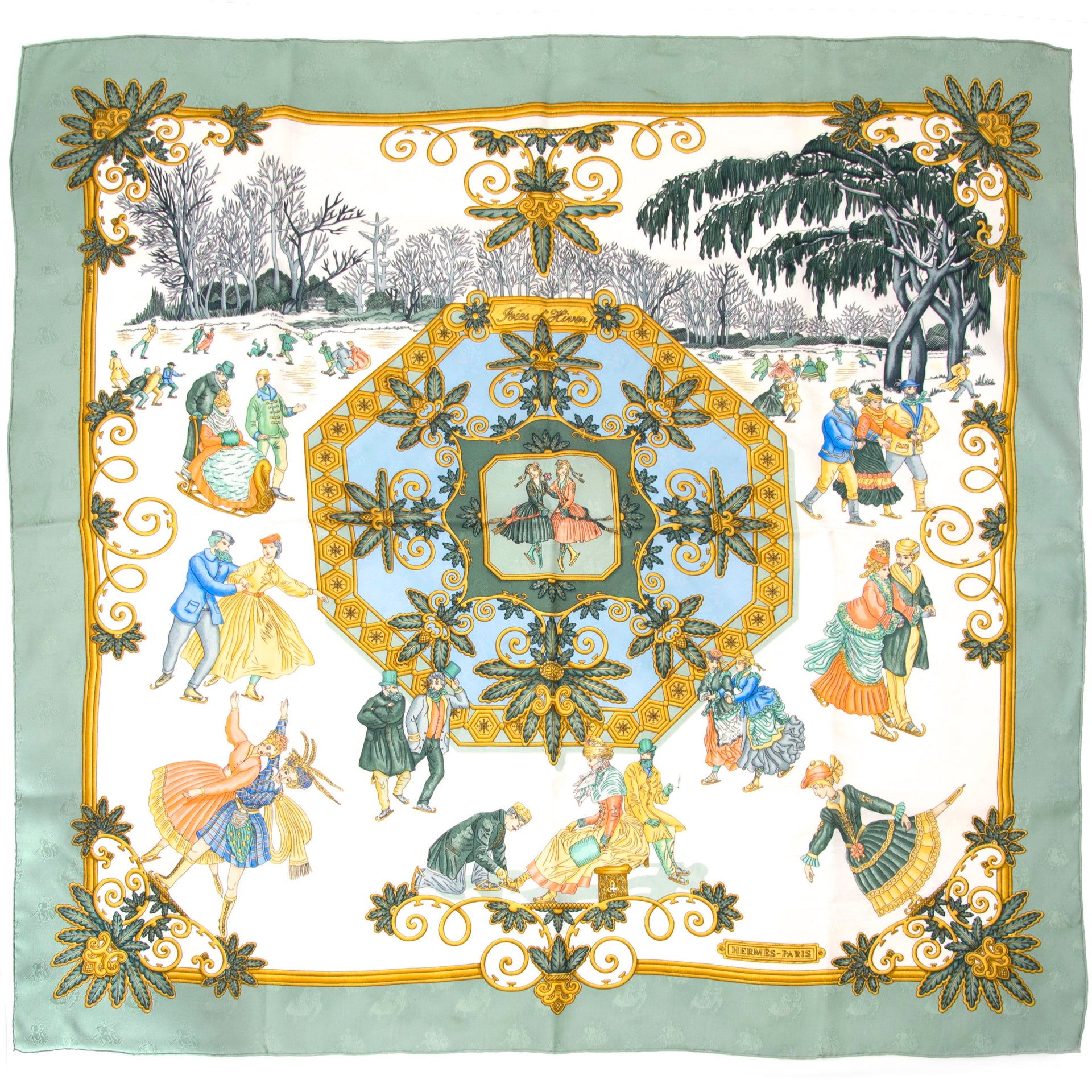 Authentic secondhand Hermes scarf Labellov