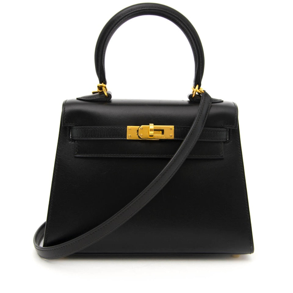 shop safe online aan de beste prijs Very Rare Hermès Kelly Mini 20cm Boxcalf