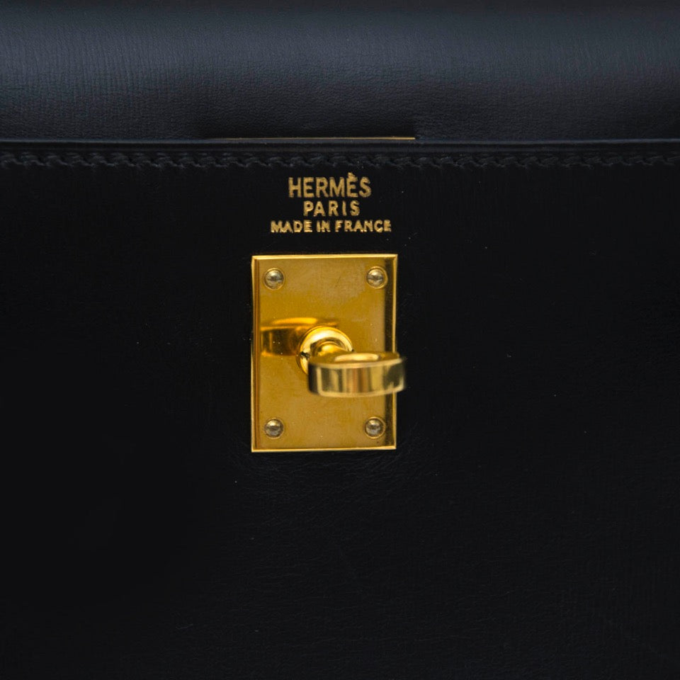 real real luxury secondhand Very Rare Hermès Kelly Mini 20cm Boxcalf worldwide shipping 100% authentic limited