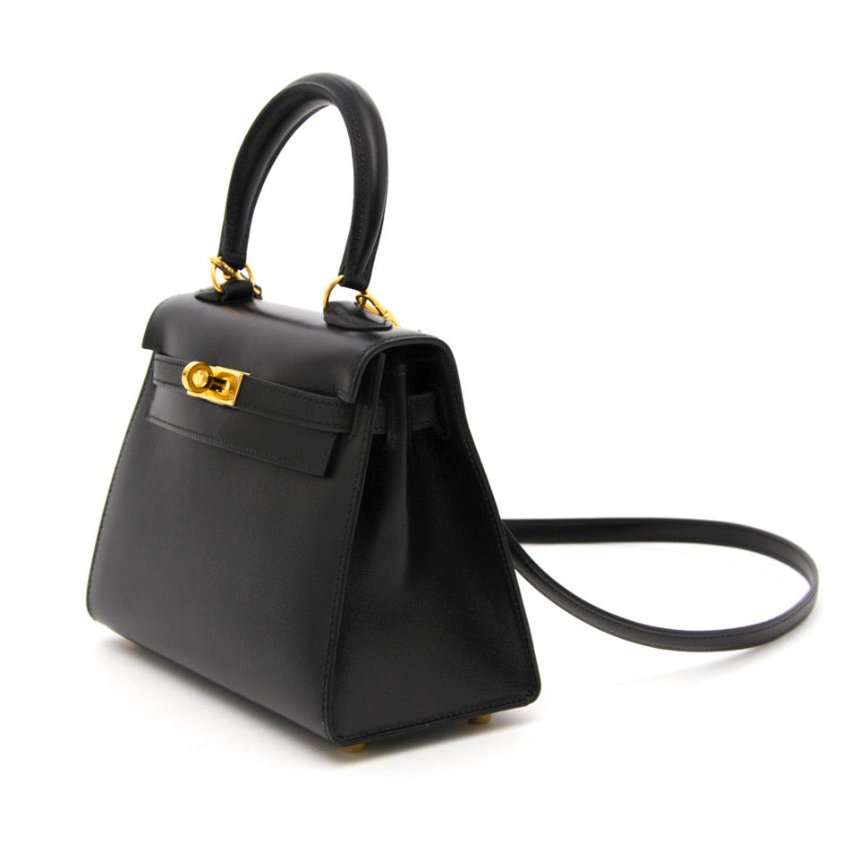 comme neuf Very Rare Hermès Kelly Mini 20cm Boxcalf limité 100%authentic , anvers belgique