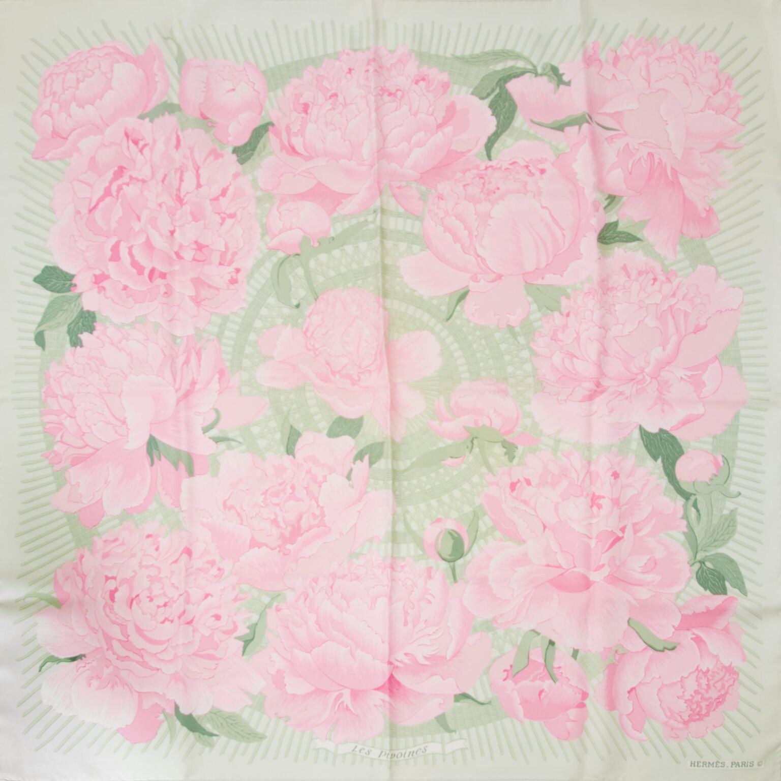 Beautiful authentic silk scarf from Hermès
