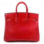 looking for a Hermès Birkin 25 Crocodile Porosus Bougainvillier GHW? Get it right now at labellov.com without a waitinglist