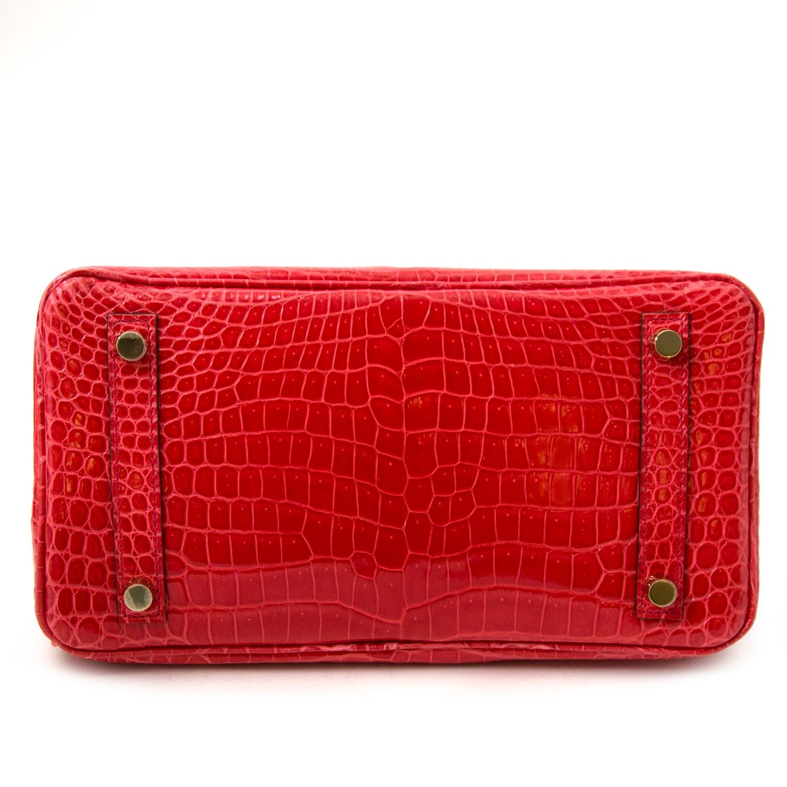 Hermès Birkin 25 Crocodile Porosus Bougainvillier GHW nu online bij labellov.com 100% authentiek