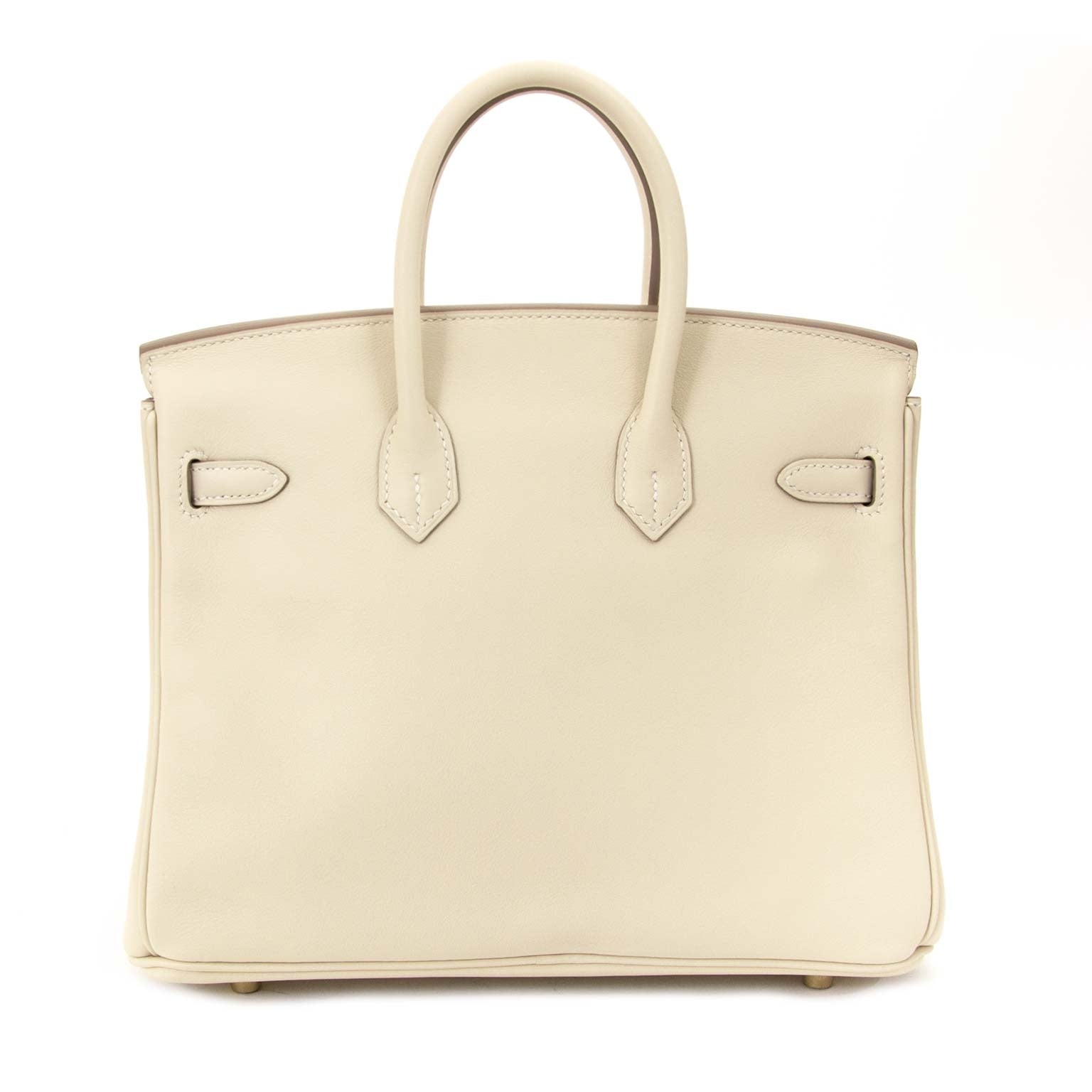 Hermès Birkin 25 Veau Swift Craie GHW for sale at Labellov