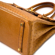 Hermès Birkin 30 Cognac Ostrich GHW