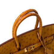Hermès Birkin 30 Cognac Ostrich GHW