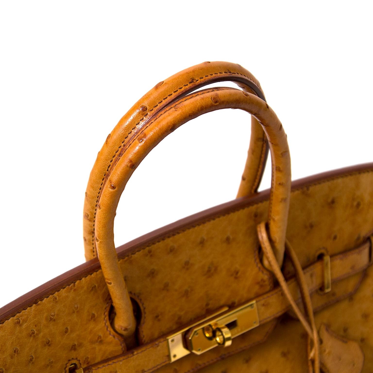 Hermès Birkin 30 Cognac Ostrich GHW