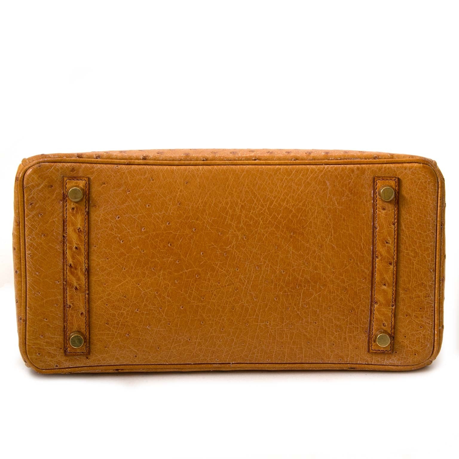 Hermès Birkin 30 Cognac Ostrich GHW 100% authentique pour le meilleur prix chez Labellov à Anvers