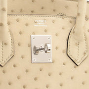 Hermes Birkin 30cm Parchemin Ostrich GHW now at labellov.com without a waitinglist