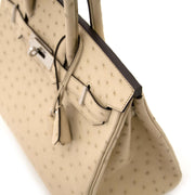 100% authentieke Hermes Birkin 30cm Parchemin Ostrich GHW nu te koop bij labellov.com