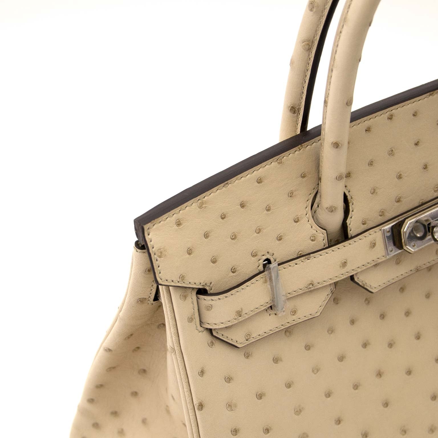 Hermès Birkin 30 Parchemin Ostrich PHW