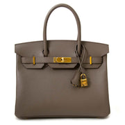 Hermès Birkin 30 Epsom Gris Etain GHW now online at labellov.com