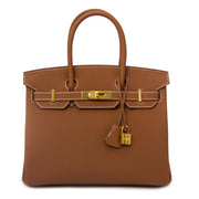shop safe online secondhand *Never Used* Hermès Birkin 30 Togo Gold GHW