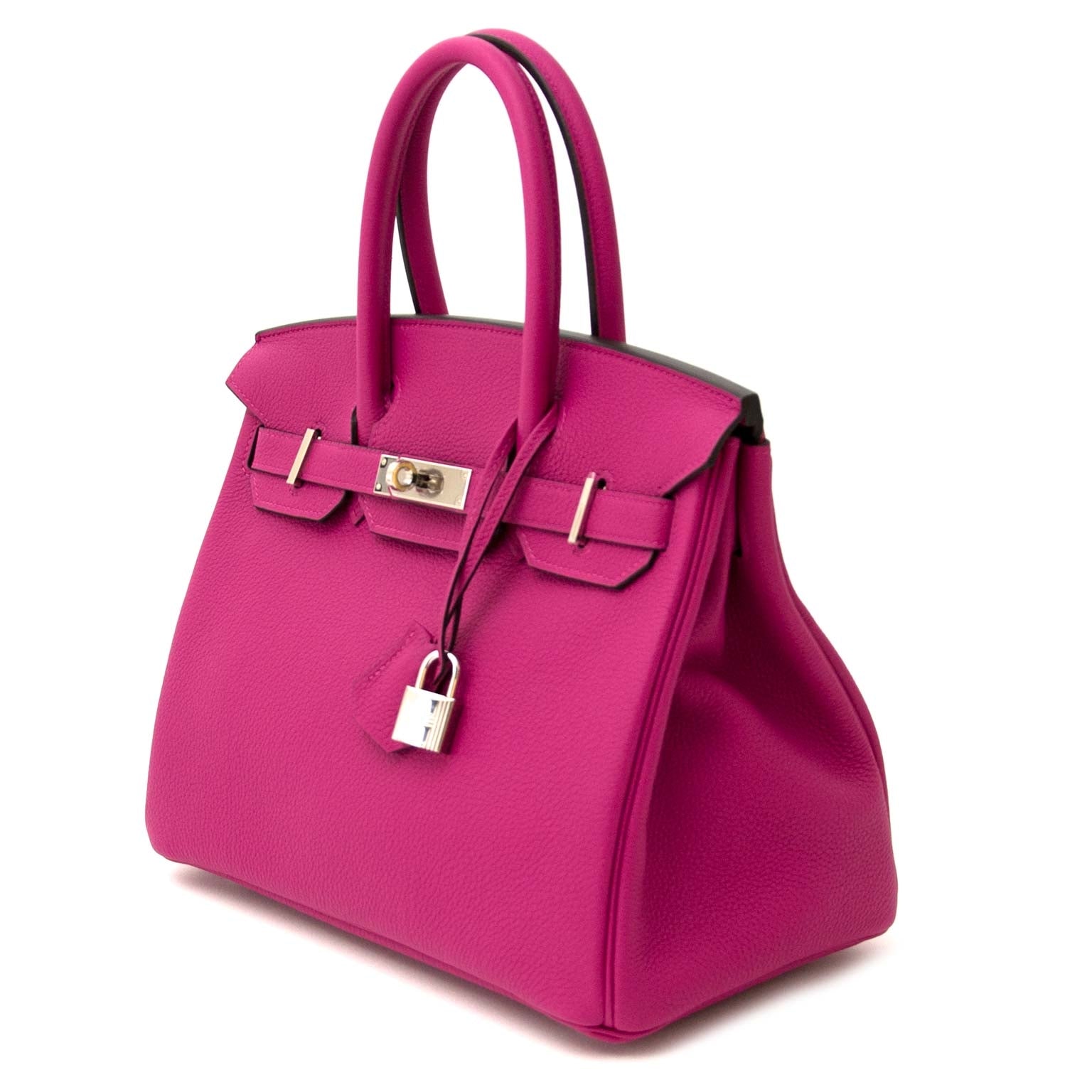 op zoek naar Hermès Birkin 30 Togo Pourpre PHW? Koop al uw hermes kelly en birkin tassen bij labellov.com