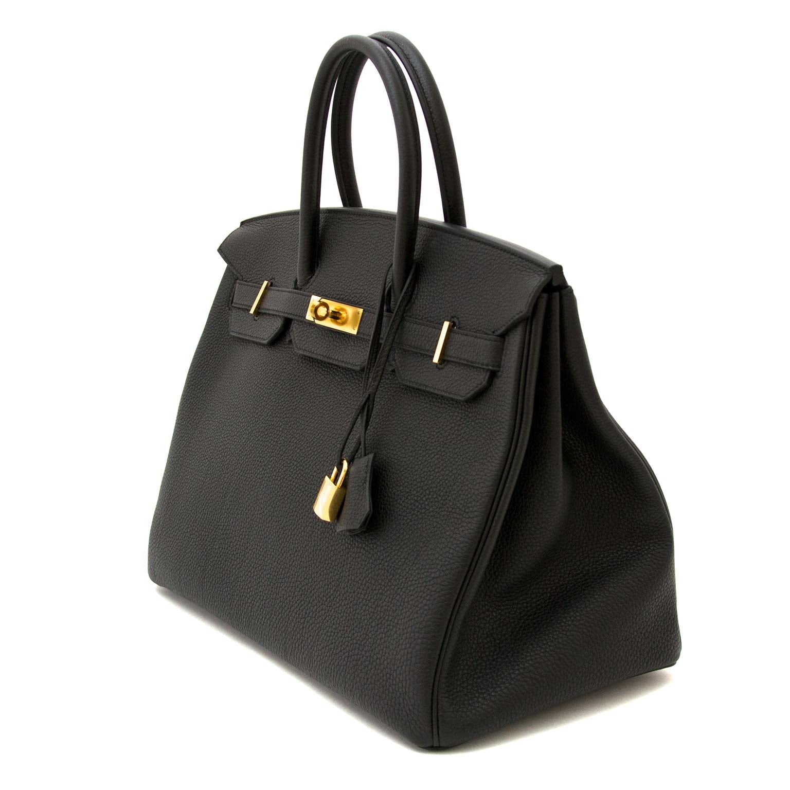 op zoek naar een Hermès Birkin 35 Zwarte Togo GHW? Nu te koop bij labellov.com zonder wachtlijst