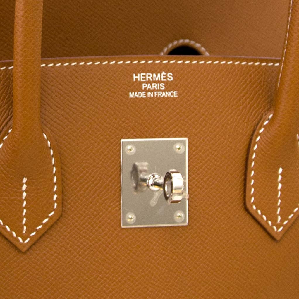 acheter en ligne chez labellov.com Hermès Birkin 35 Epsom Gold PHW