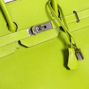 labellov.com the online luxury designer boutique Hermès Birkin 35 'Candy Collection' Epsom Kiwi & Lichen PHW