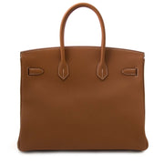 acheter en ligne pour le meilleur prix *As New* Hermes Birkin 35 Togo Gold GHW