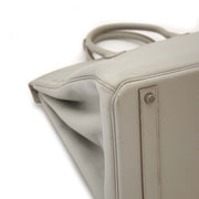 shop veilig online bij labellov.com Hermès Birkin 40cm Gris Perle Clemence Taurillon PHW zonder wachtlijst