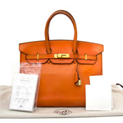 skip the waitinglist and shop safe online your secondhand Hermes Swift Birkin 35 Orange Hermes PHW
