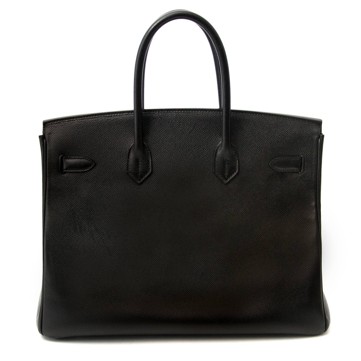 Hermès Birkin 35 black epsom PHW tweedehands tegen de beste prijs