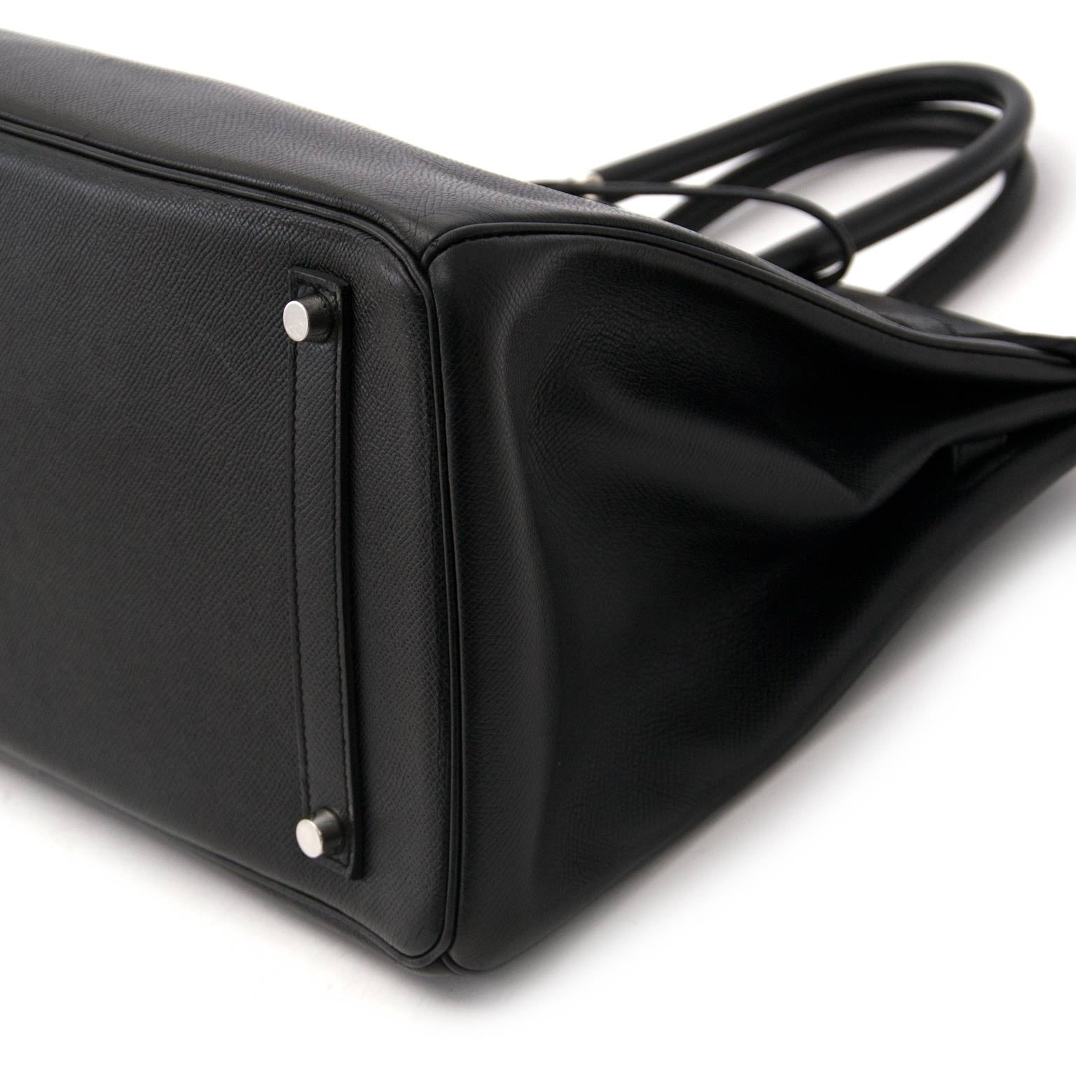 Hermès Birkin 35 black epsom PHW koop veilig online tegen de beste prijsj
