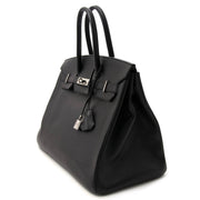 acheter en ligne pour le meilleur prix Hermès Birkin 35 black epsom PHW