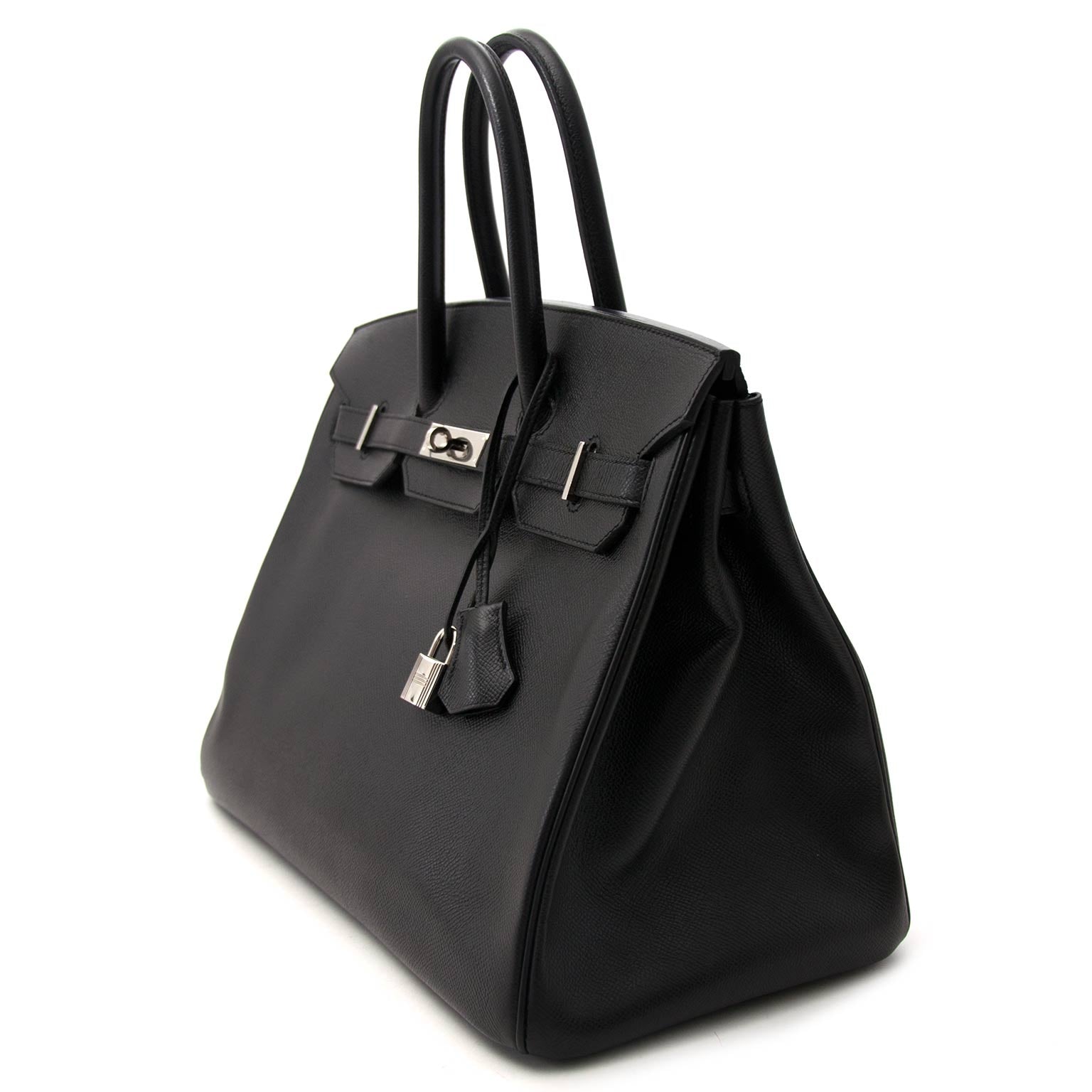 acheter en ligne pour le meilleur prix Hermès Birkin 35 black epsom PHW
