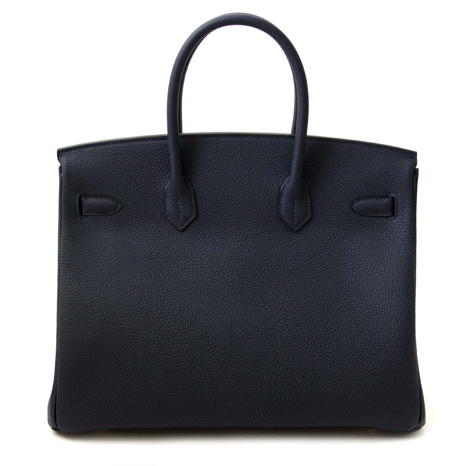 Hermès Birkin 35 Togo Bleu Nuit PHW