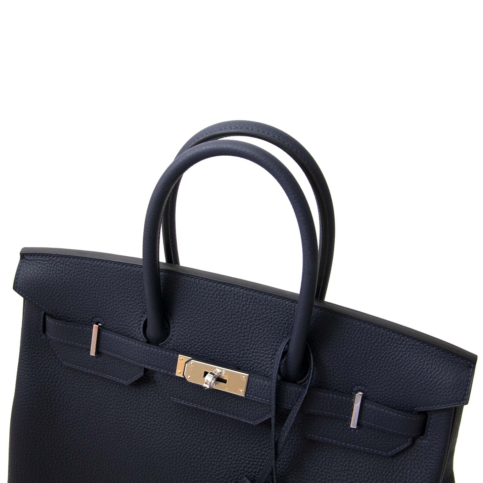 Hermès Birkin 35 Togo Bleu Nuit PHW