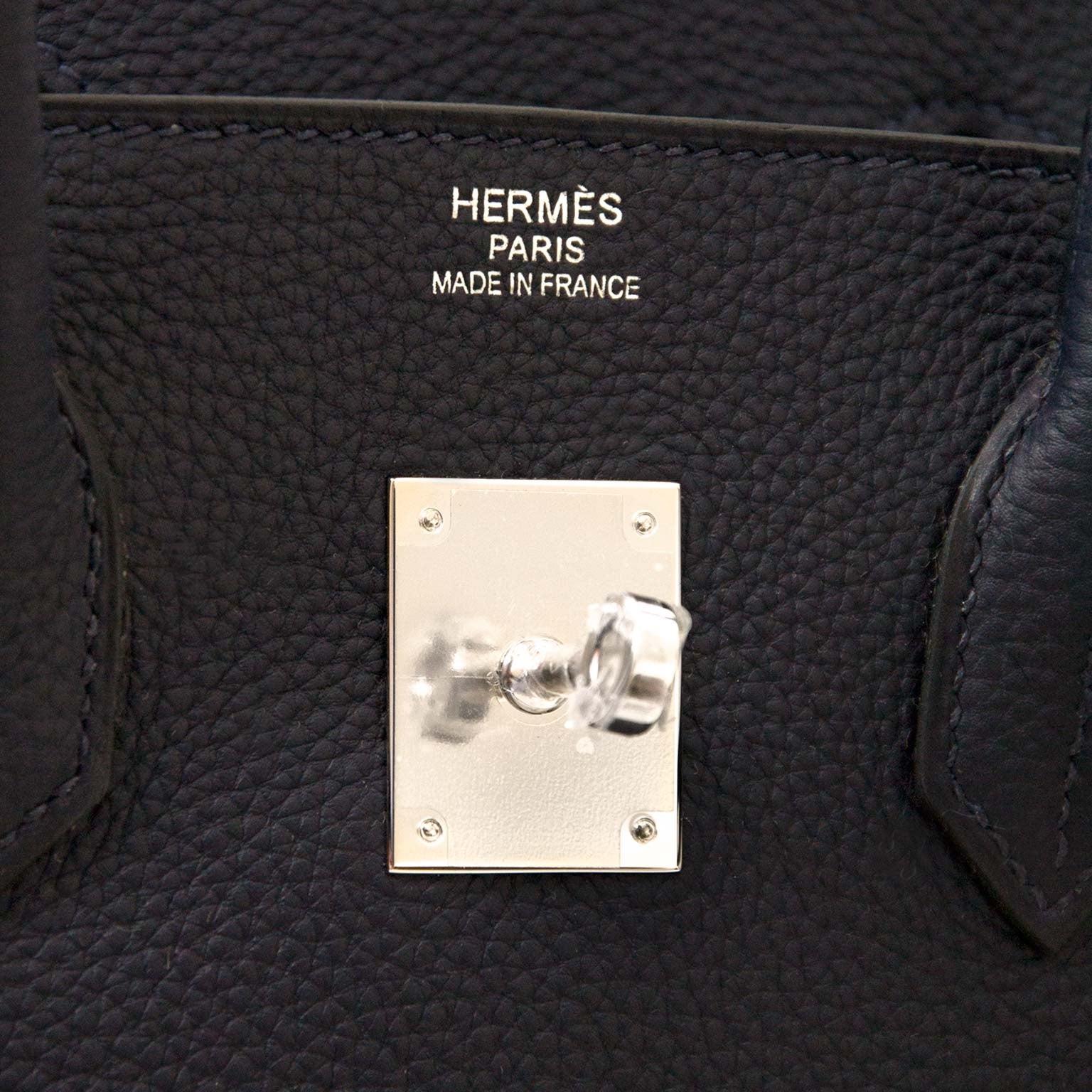 Hermès Birkin 35 Togo Bleu Nuit PHW