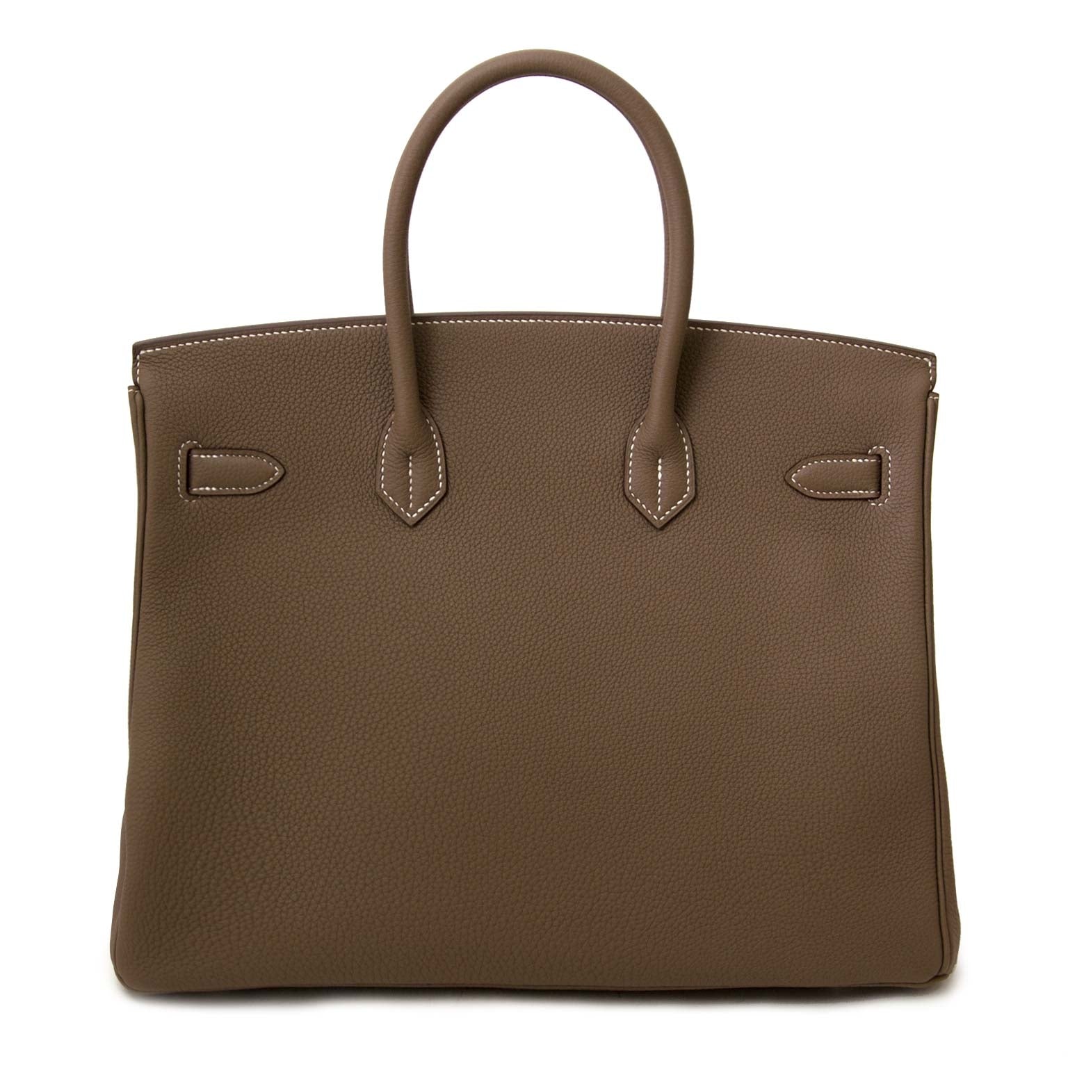 Hermès Birkin 35 Etoupe Togo PHW te koop bij Labellov