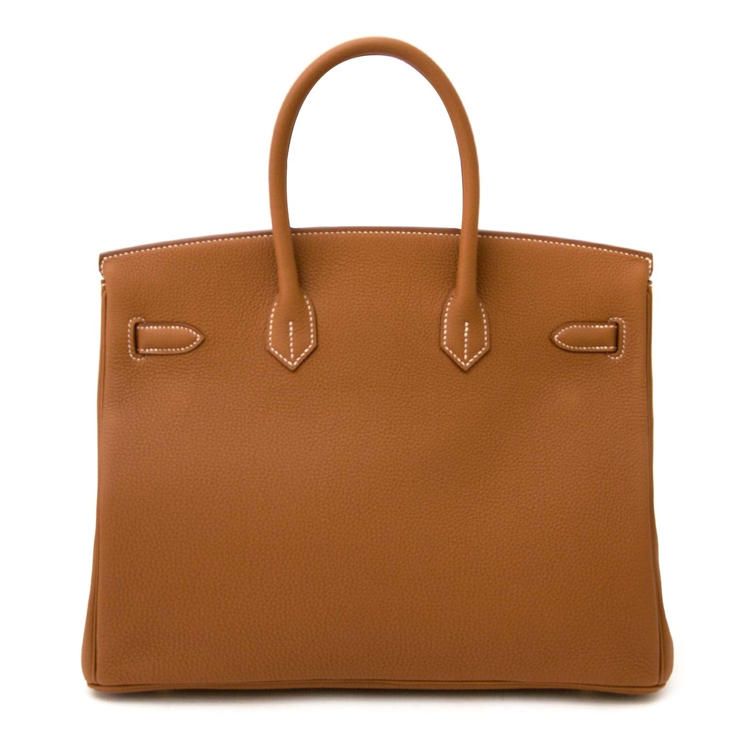 skip the waitinglist and get your Hermès Birkin 35 Togo Gold GHW right now without a waitinglist!