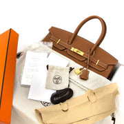 100% authentic Hermès Birkin 35 Togo Gold GHW now at labellov.com without a waitinglist