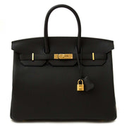 Hermès Birkin 35 Black Togo GHW for sale online at Labellov