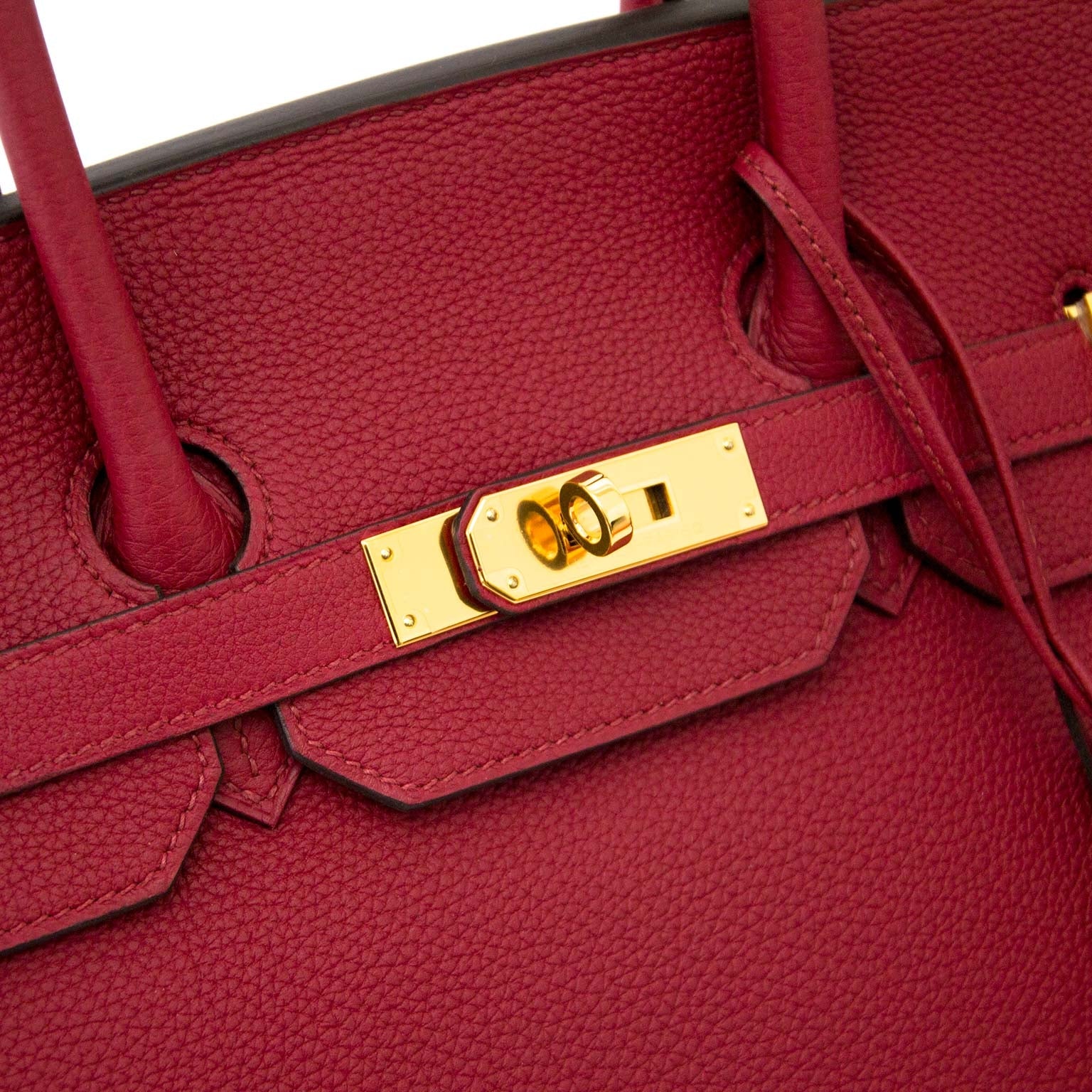 Hermès Birkin 35 Togo Rouge Grenat GHW nu te koop bij labellov.com te antwerp