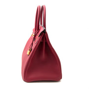 Hermès Birkin 35 Togo Rouge Grenat GHW nu te koop bij labellov.com