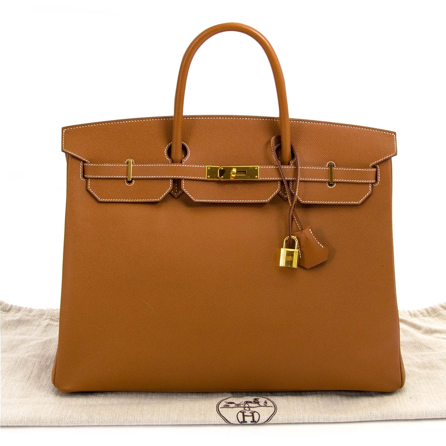 acheter en ligne chez labellov.com Hermès Birkin 40 HSS Horseshoe Gold Epsom GHW