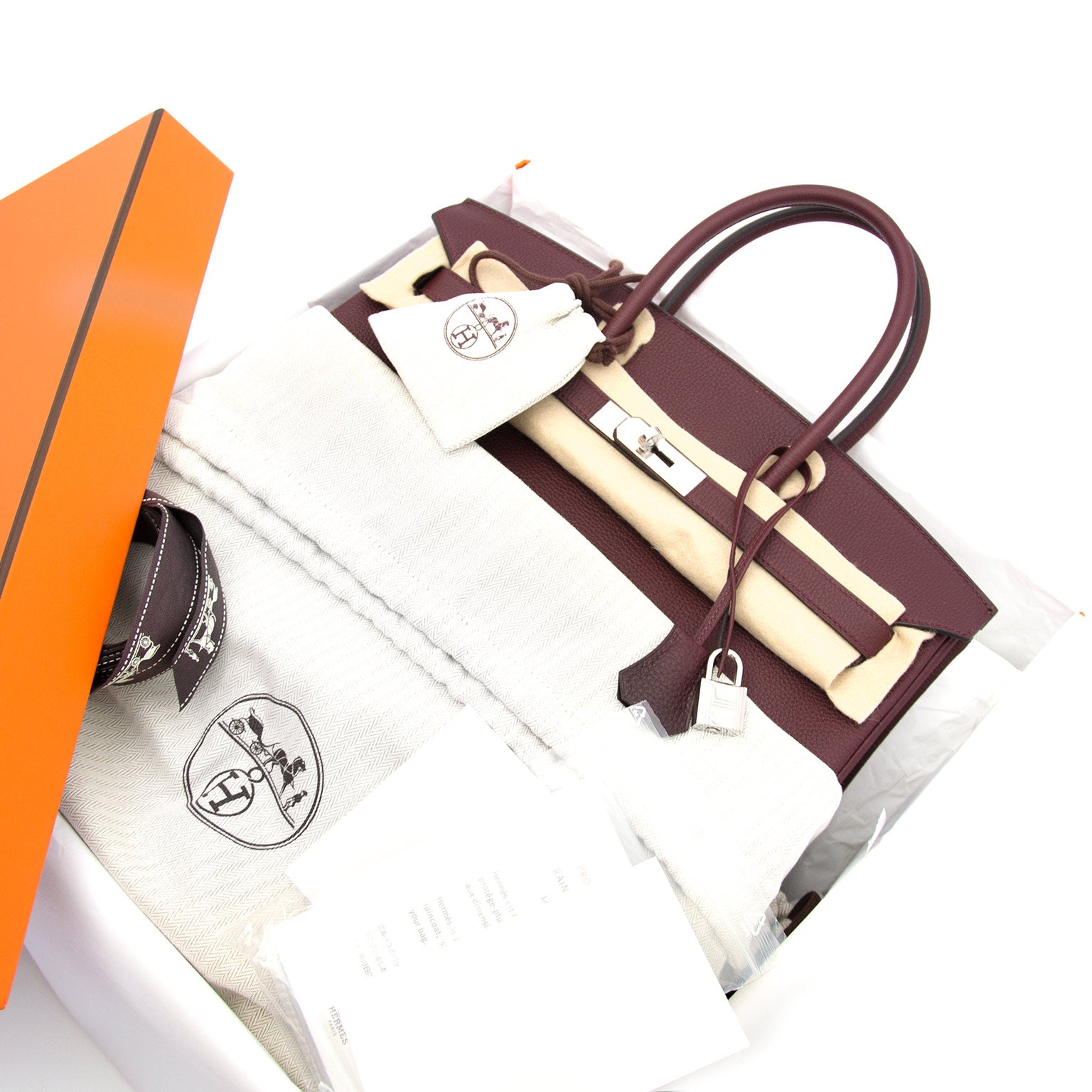 100% authentic hermes birkin 35 togo bordeaux phw now online at labellov.com