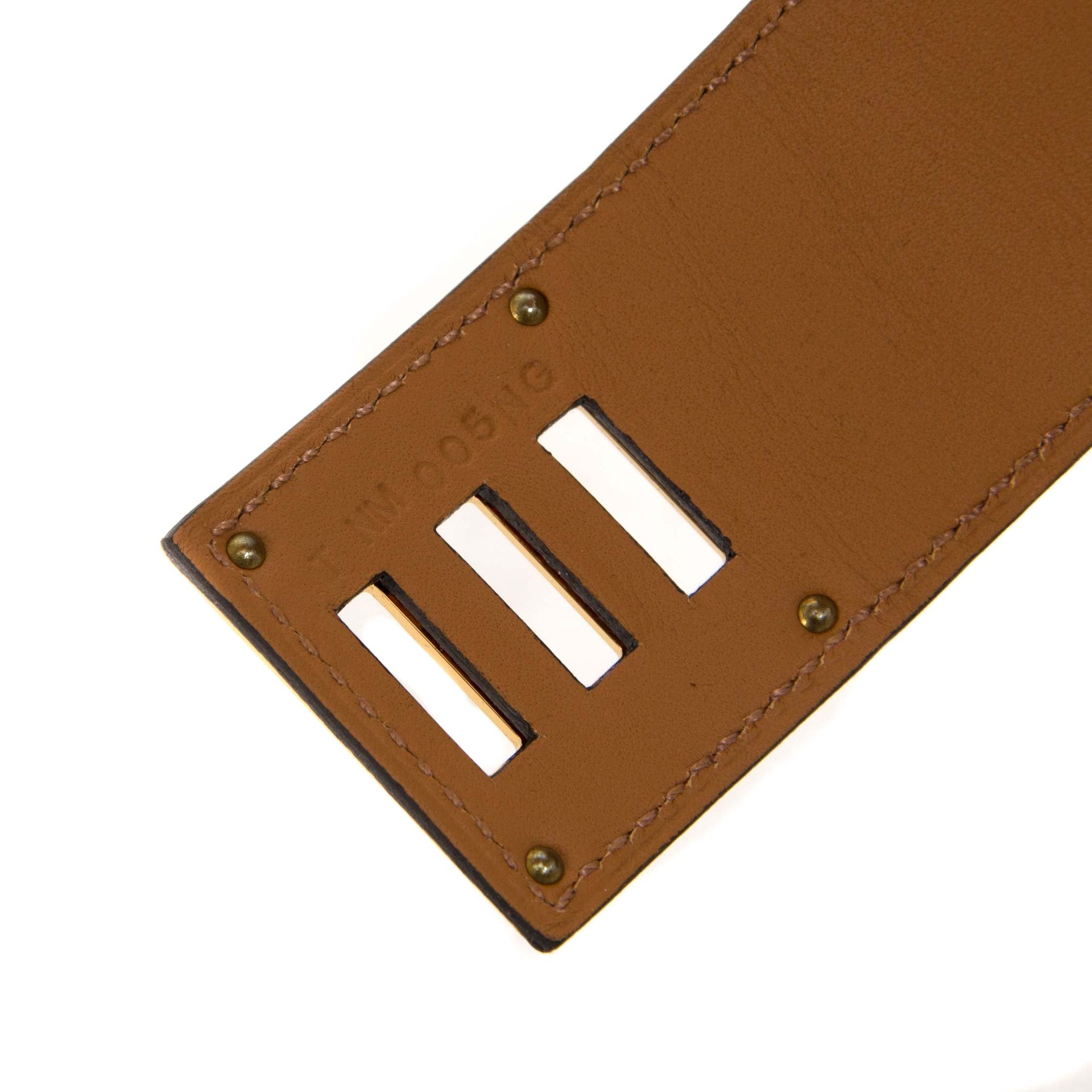 koop online de beste prijs *Brand New* Hermes Kelly Dog Alligator Mississippiensis Bracelet