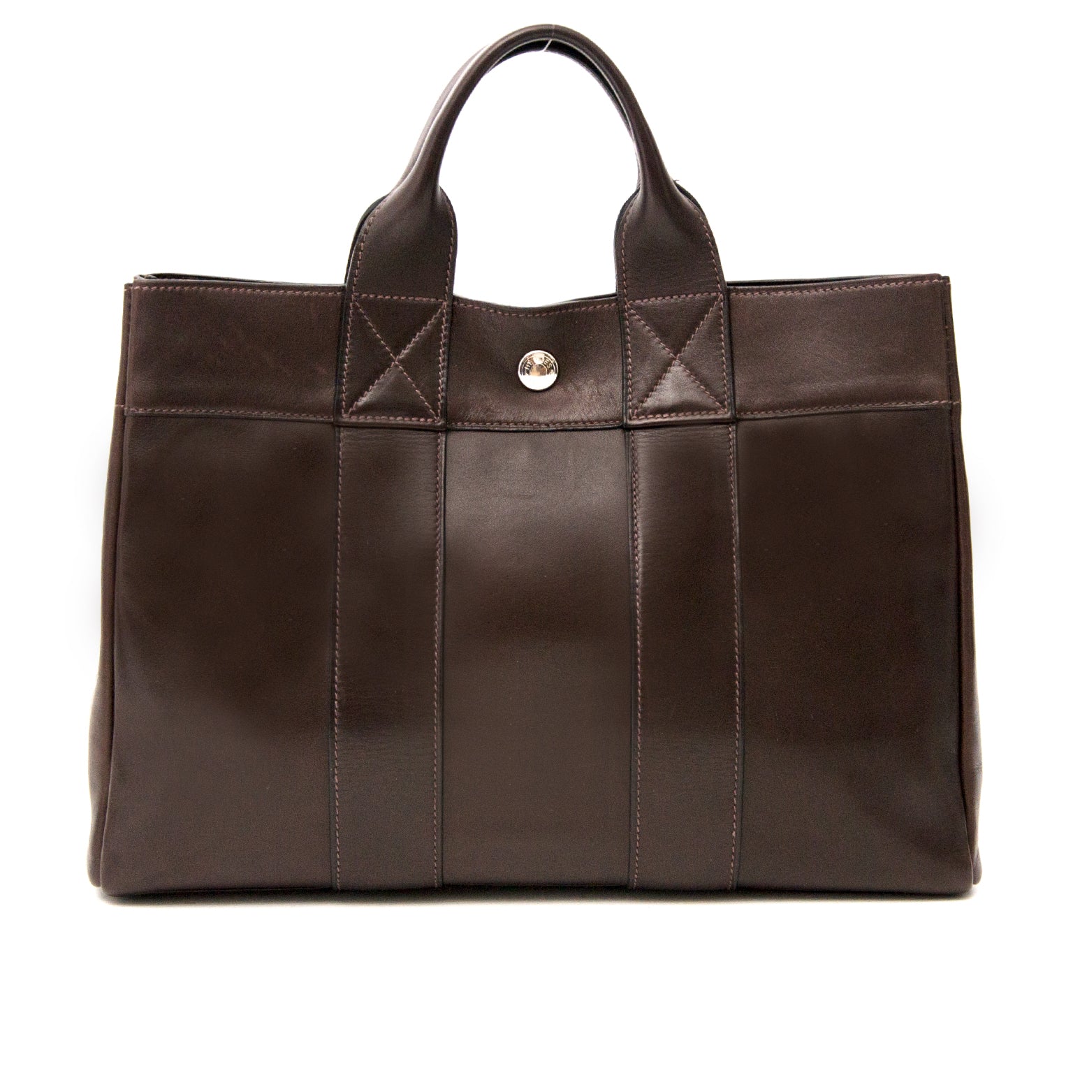 acheter en ligne pour le meilleur prix sac a main Hermès Brown Garden Party Bag site enlige labellov.com
