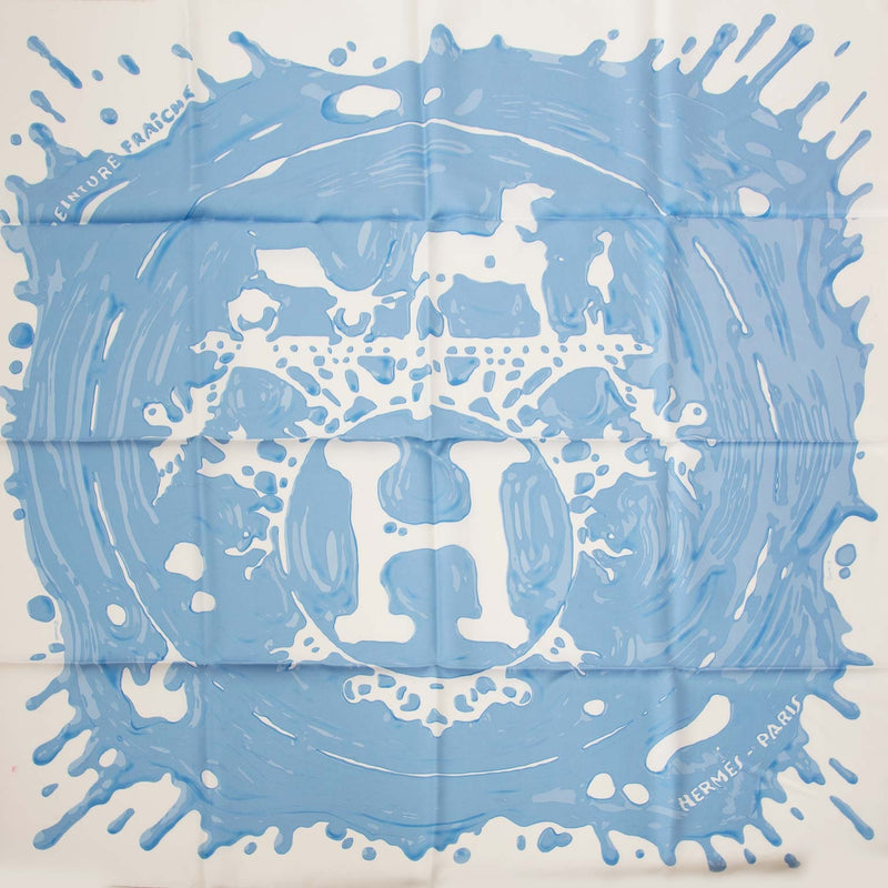 Hermès peinture fraiche silk scarf now for sale at labellov vintage fashion webshop antwerp belgium