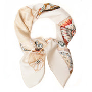 buy Hermès Carre Silk Scarf ' Sulfure & Presse - Papiers' at labellov