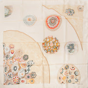 achetez Hermès Carre Silk Scarf ' Sulfure & Presse - Papiers' chez labellov