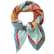 Hermès 'Grand Carrosse pour un Ambassadeur' Cashmere Shawl for sale online at Labellov