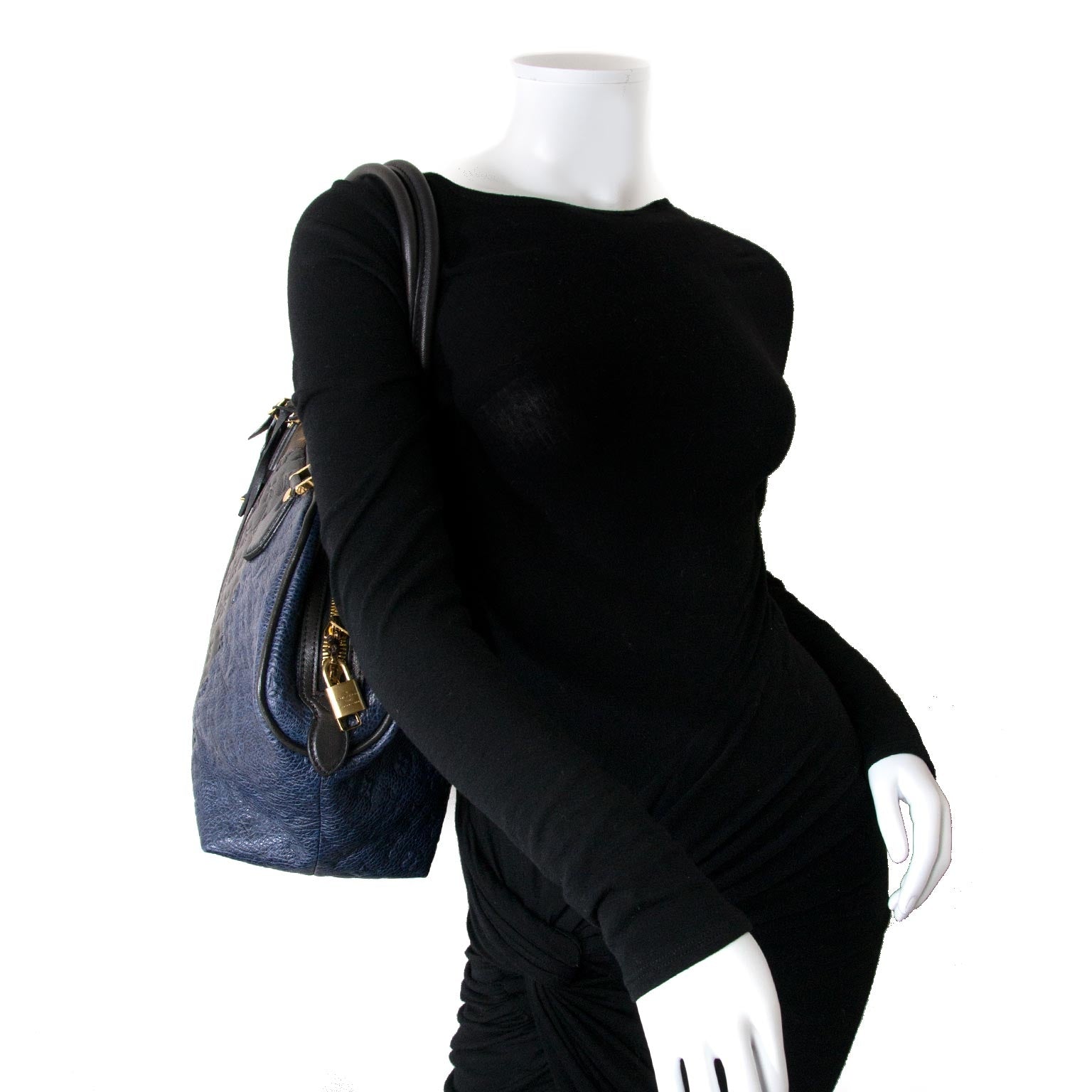 Louis Vuitton Monogram Blocks Marine Tote Bag at labellov vintage fashion webshop belgium