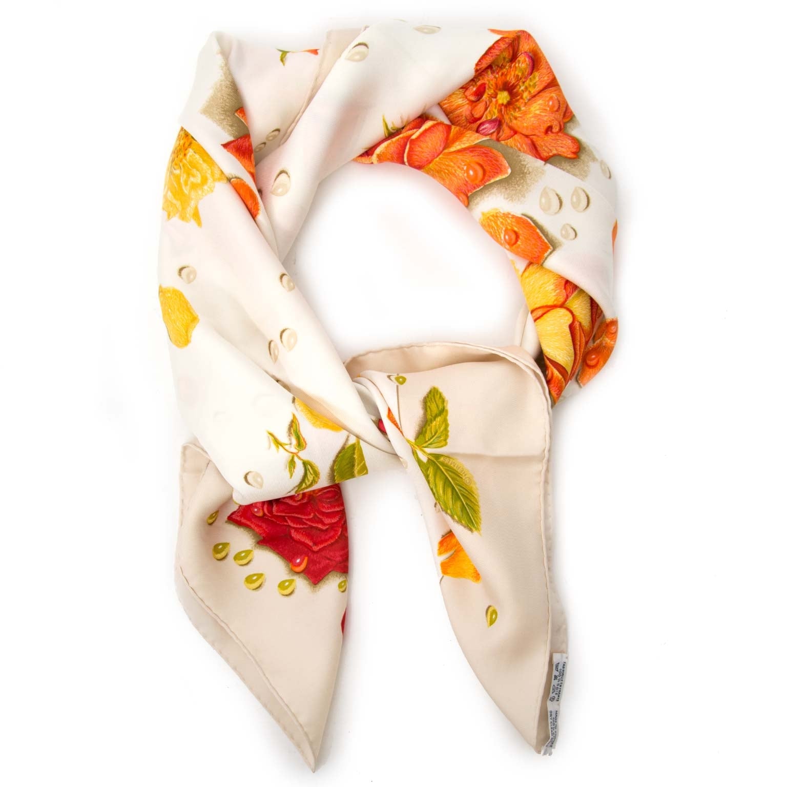 Hermes Carre Silk Scarf La Rosée