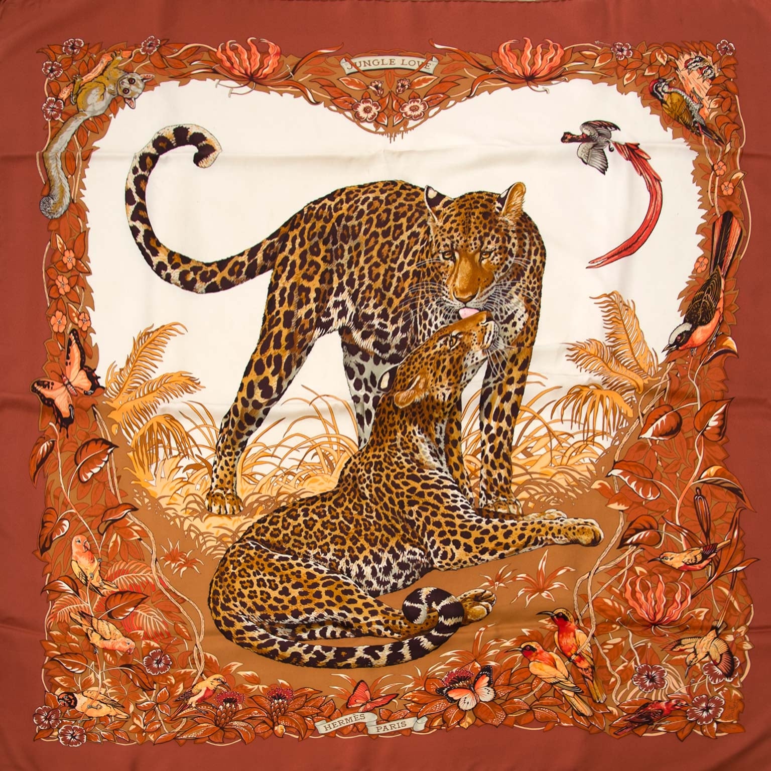 Koop Hermès Jungle Love sjaals nu online bij Labellov vintage webshop