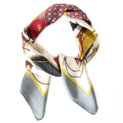 Hermès Carré Silk Scarf 'Les Voitures A Transformation' now for sale at labellov vintage fashion webshop belgium