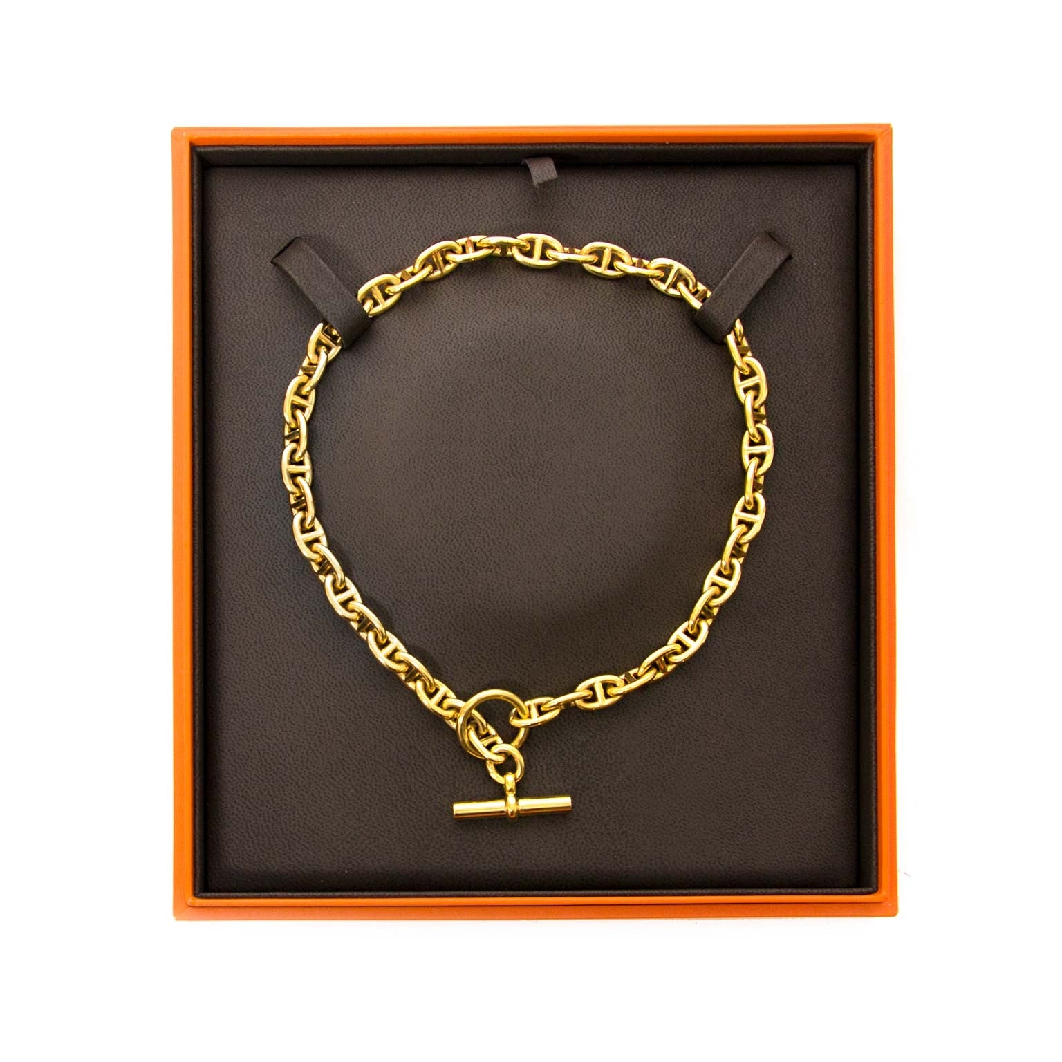 Hermès Collier Chaine d'Ancre PM 18K Gold